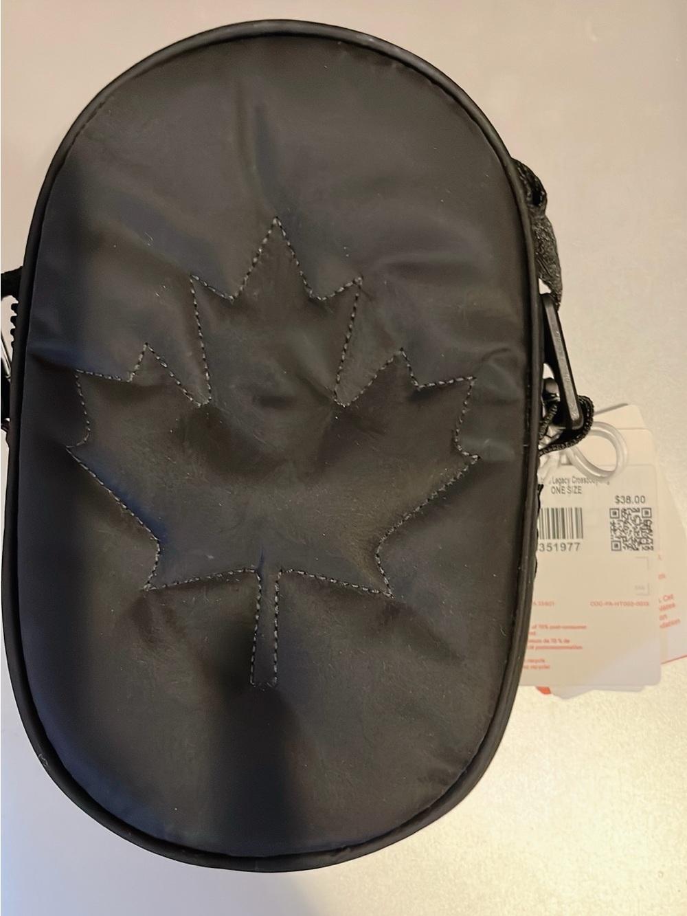 Lululemon Crossbody Bag with Embossed Maple Leaf